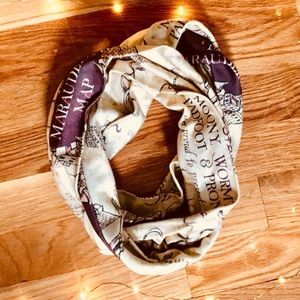 Harry Potter maurader’s map infinity scarf
